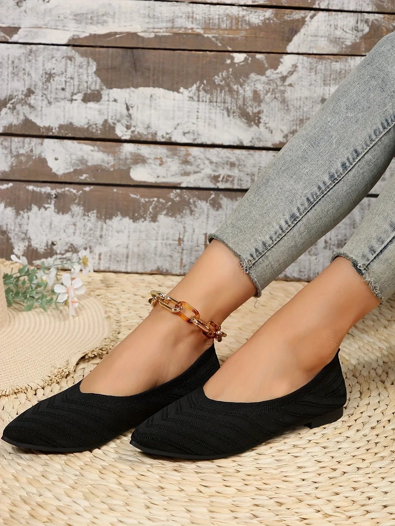 Step out in style with these women's pointed toe flat shoes. -