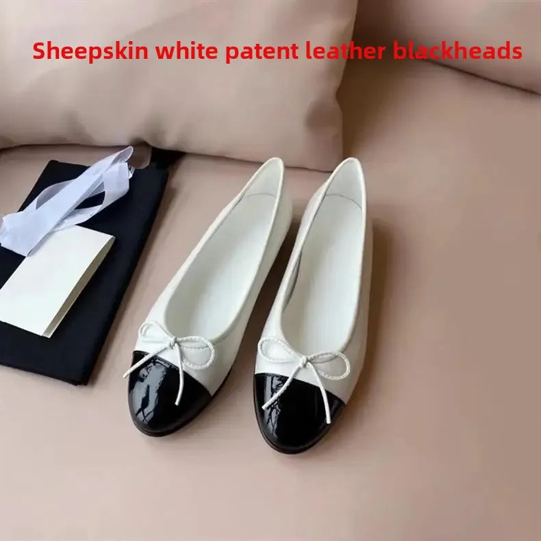 Women's Flat Shoes Knot Design -