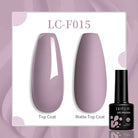 Explore your creativity with this comprehensive set of 129 colors of 7ML nail gel polish. Perfect for nail art enthusiasts, these semi-permanent colors allow for endless possibilities and stylish designs. -
