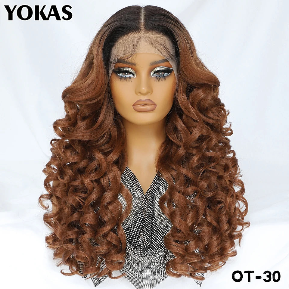 Achieve a stunning look with this Latisha curly 13x6 lace frontal wig. Featuring pre-plucked hairline and baby hair, this wig offers a natural and stylish appearance for a flawless finish. -