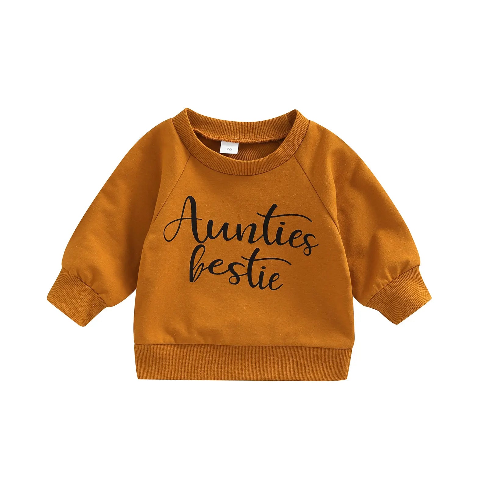 Citgeett Autumn Infant Baby Girls Boys Sweatshirts Letter Print Long Sleeve Pullovers Spring Casual Tops Clothes -