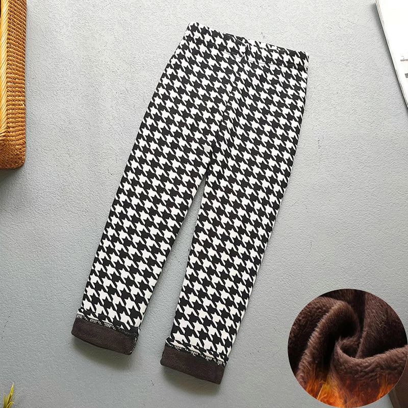 Baby Girl Clothes Kid Legging Girl Winter Autumn Thick Warm Cartoon Leggings Pants Boys Girls Leggings Plus Velvet Trousers -