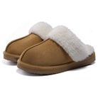 Evshine Women Plush Cotton Slippers Winter Indoor Warm Soft House Slipper Comfort Memory Foam Slides Outdoor Fur Fuzzy Flat Shoe -