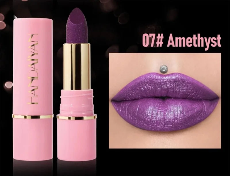 8 Colors Lipstick (Metallic) -