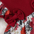 Dress your baby girl in adorable comfort with this striped cotton jumpsuit featuring a sweet bowknot—perfect for newborns! -