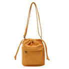 Carry your essentials in style with this cute middle shoulder drawstring bucket bag—a versatile and fashionable accessory for women on the go! -