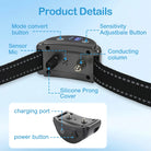 LED Display Automatic Quick Bark Stop Collar -