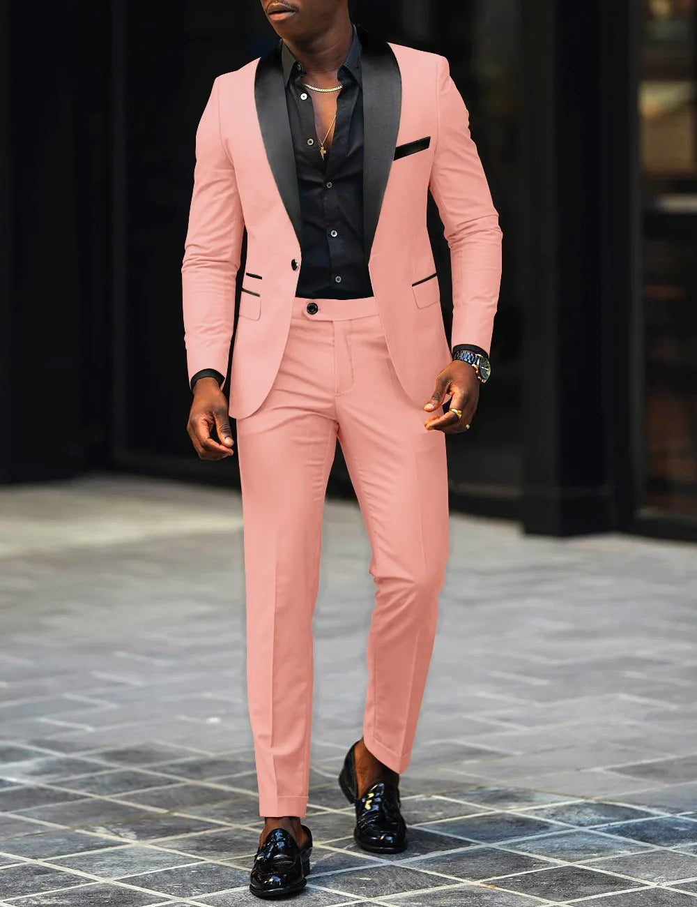Men's Business Casual Two-piece suit -