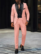 Men's Business Casual Two-piece suit -