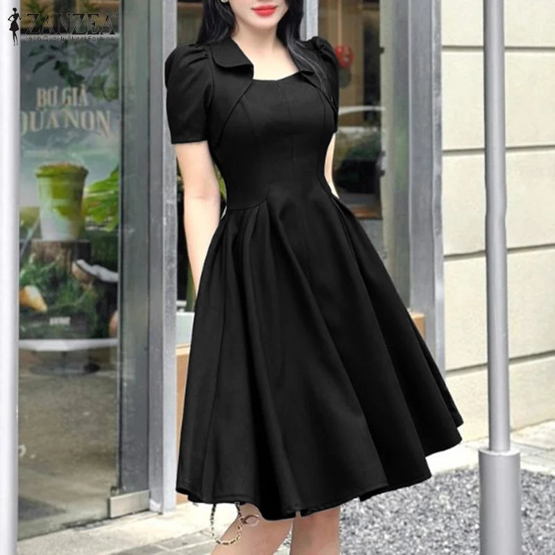 Elegant A-Line Party Dress -