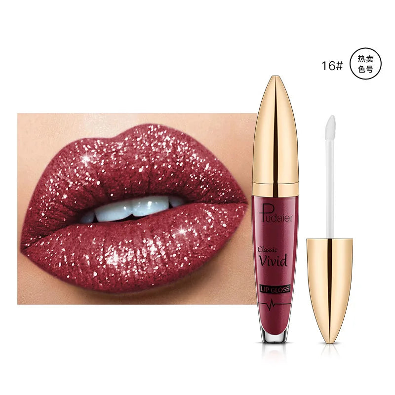 Shiny lipstick -