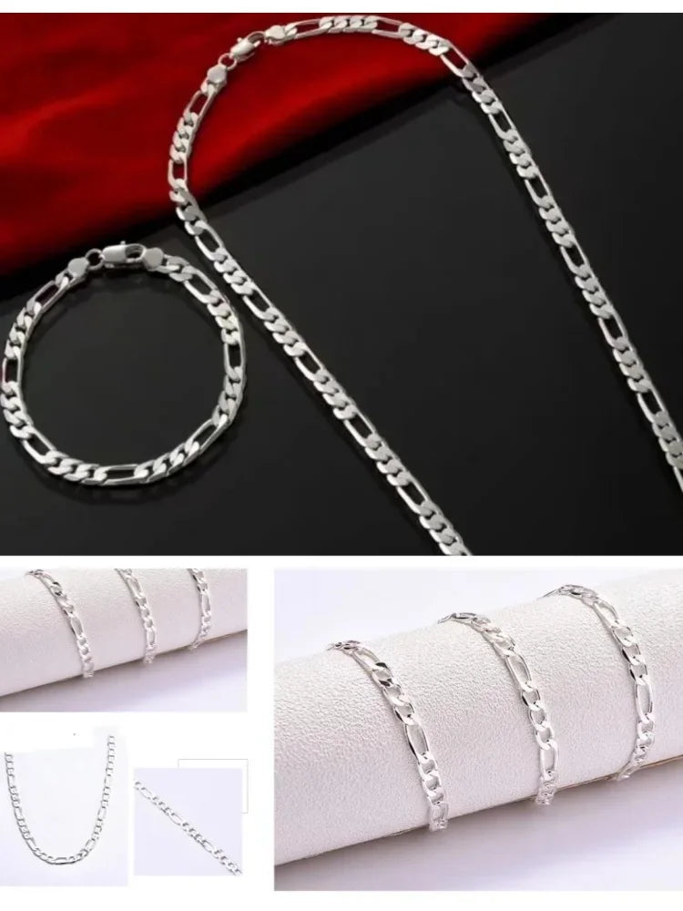 Necklace '16-30inch' Bracelet/8in Two-piece Set -