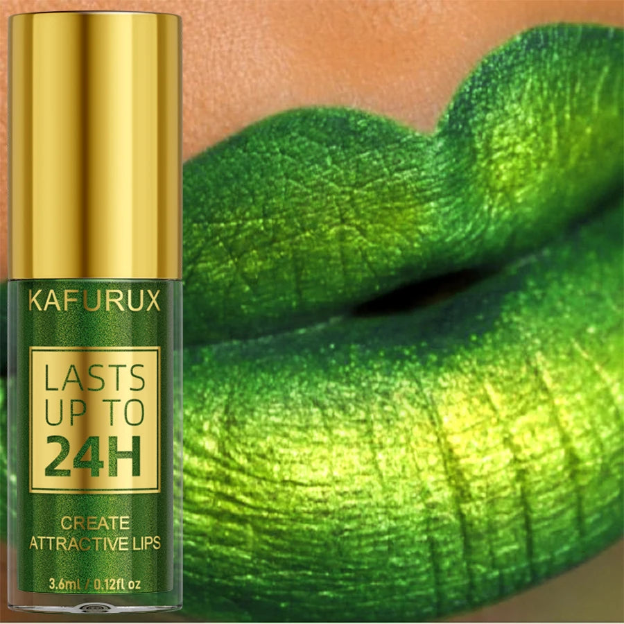 3 Colors Smoky Green Lipstick -