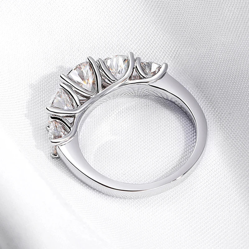 18k Plated 3.6CT Moissanite Rings\ -