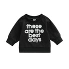 Citgeett Autumn Infant Baby Girls Boys Sweatshirts Letter Print Long Sleeve Pullovers Spring Casual Tops Clothes -