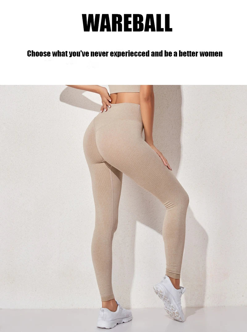 New Yoga Pants Sports Clothing Seamless Legging Solid High Waist Full Length Workout Leggings for Fittness Yoga Leggings -