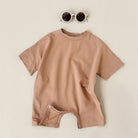 Keep your baby boy comfy and cute with this basic romper, perfect for ages 0-1 year! -