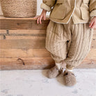 Children's Clothing From 2 To 7 Years Winter Kids Warm Cotton-Padded Trousers Baby Girls Thick Pants Toddler Boys Wear Clothes -