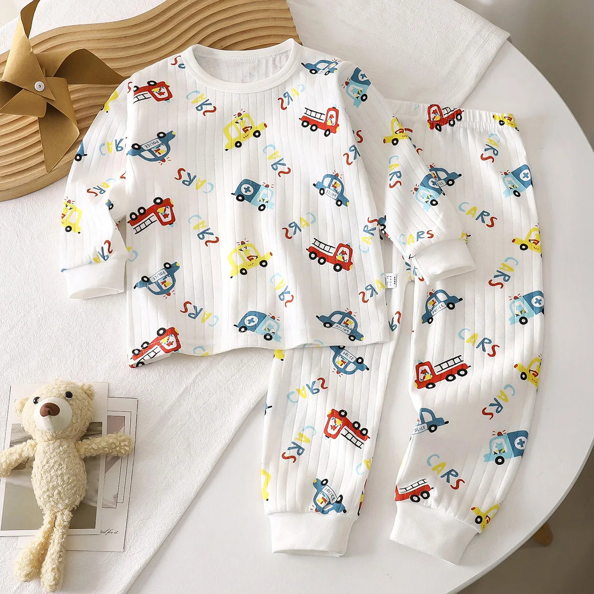 Children Sets CottonLong Sleeve Home Sleepwear -