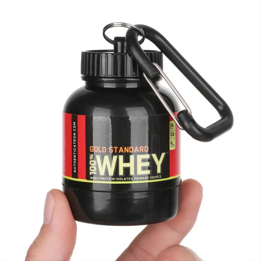100/200ml Portable Protein Powder Supplement Container -