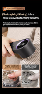 Keep your clothes and fabrics looking fresh and lint-free with this USB charging electric lint remover. Say goodbye to lint and fuzz for a clean and polished appearance! -
