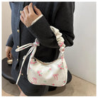 Stay stylish with these chic women's handbags made from nylon. Featuring a pleated design, these bags are perfect for the summer season, offering a trendy and functional accessory for your everyday outfits. -
