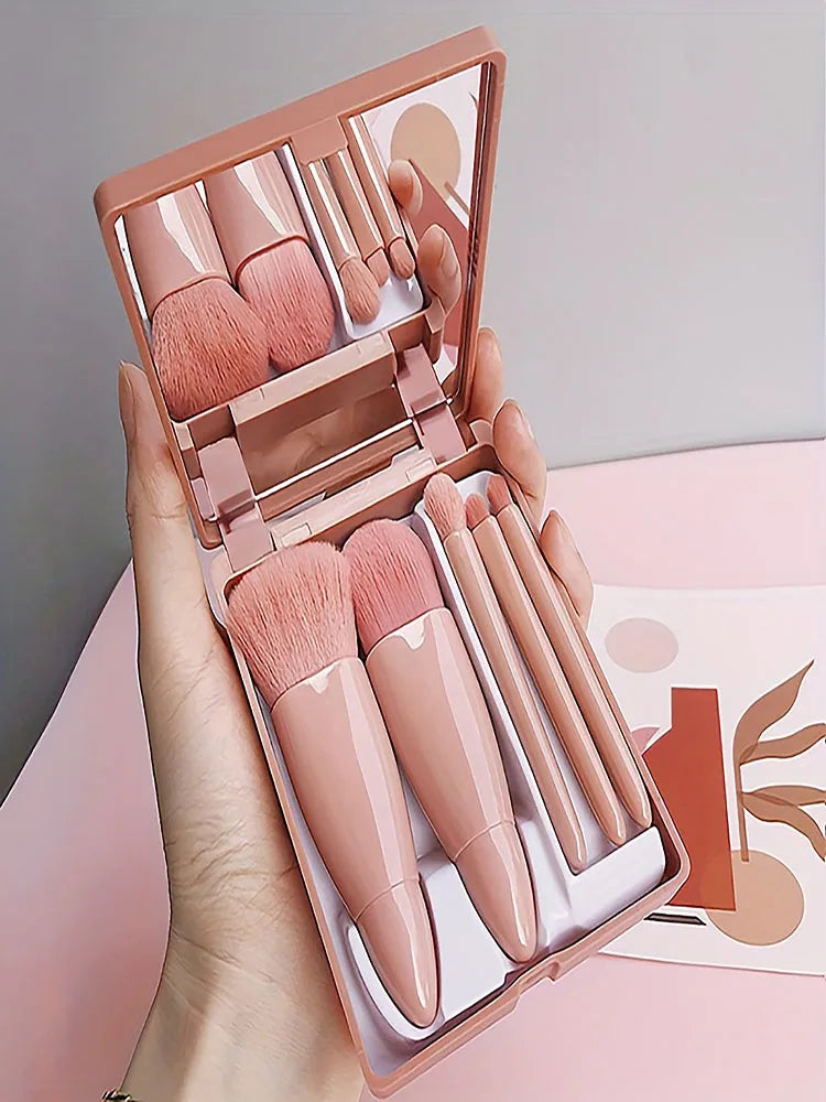 5Pcs Portable Makeup Brush Set -
