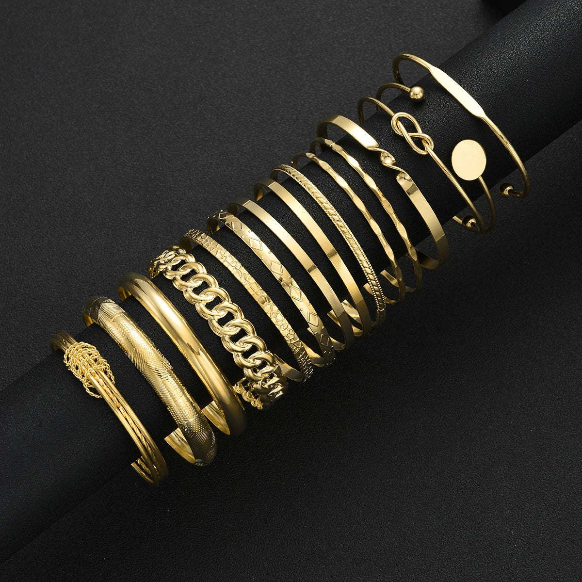 Gold Bracelets Set for Women -