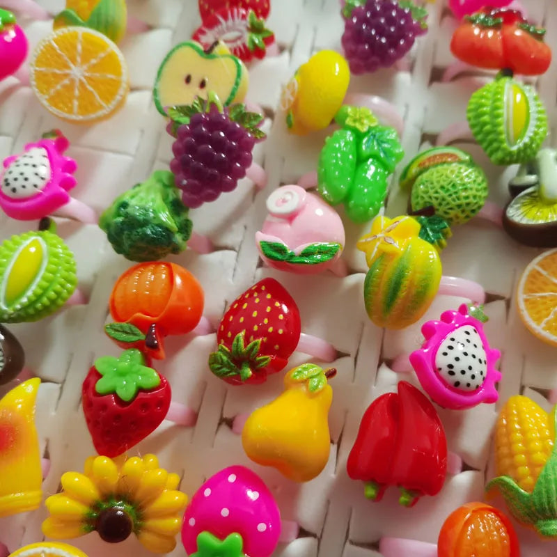 10pcs/lot Children's Cartoon Rings -