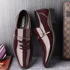 Fashionable versatile new spring autumn men's business formal wear casual comfortable men's shoes elegant thick soled shoes -