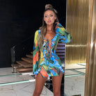 Women's Mini Dress Long Sleeve -