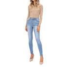 Women's Retro Jeans with A Slimming Tummy and Lifting Butt... -
