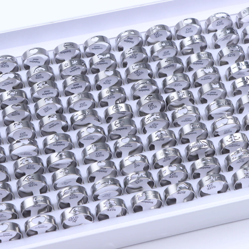10/20/30/50Pcs Classic Rings -