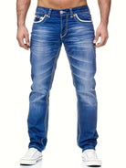 Men's Casual Breathable Cozy Denim Jeans -