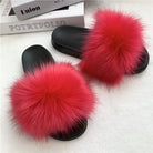 Faux Fur Slippers Women -