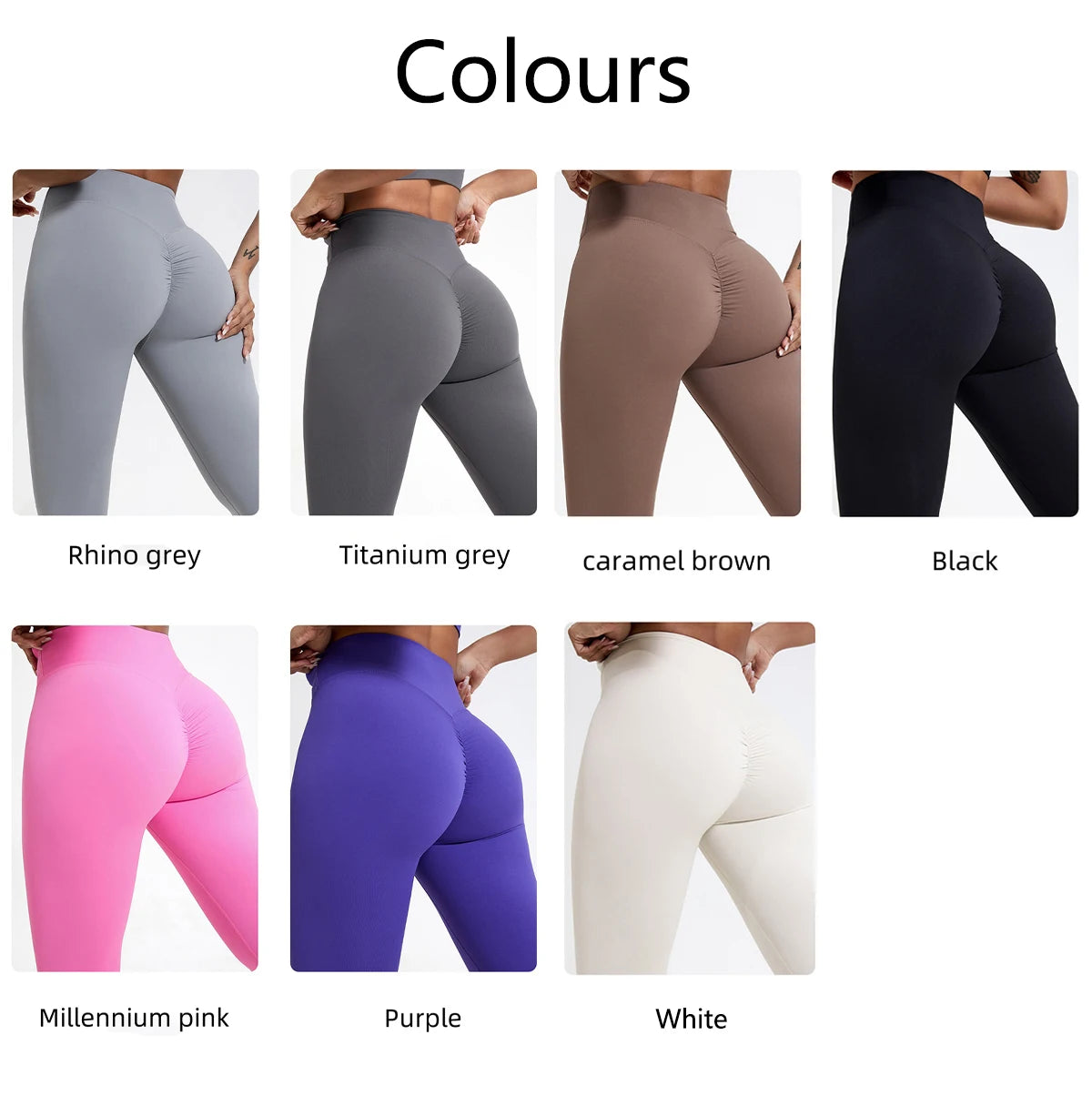 Push Up Booty Yoga Pants High Waist Sports Leggings Women Running Fitness Gym Leggings Women Workout Tights Yoga Clothing Female -