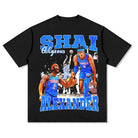 OKC Thunder NO.2 SGA Alexander Print Cotton T-shirt -