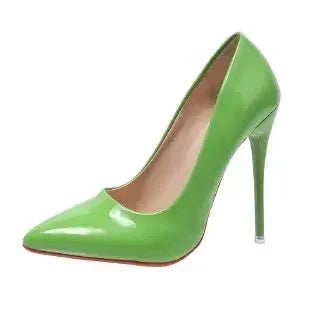 Women Shoes Red High Heels Sexy Pointed Toe 12cm Pumps Wedding Dress Shoes Nude Black Color Red Rubber Bottom High Heels -
