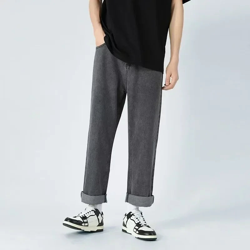 Men's Jeans New Loose Straight Leg -