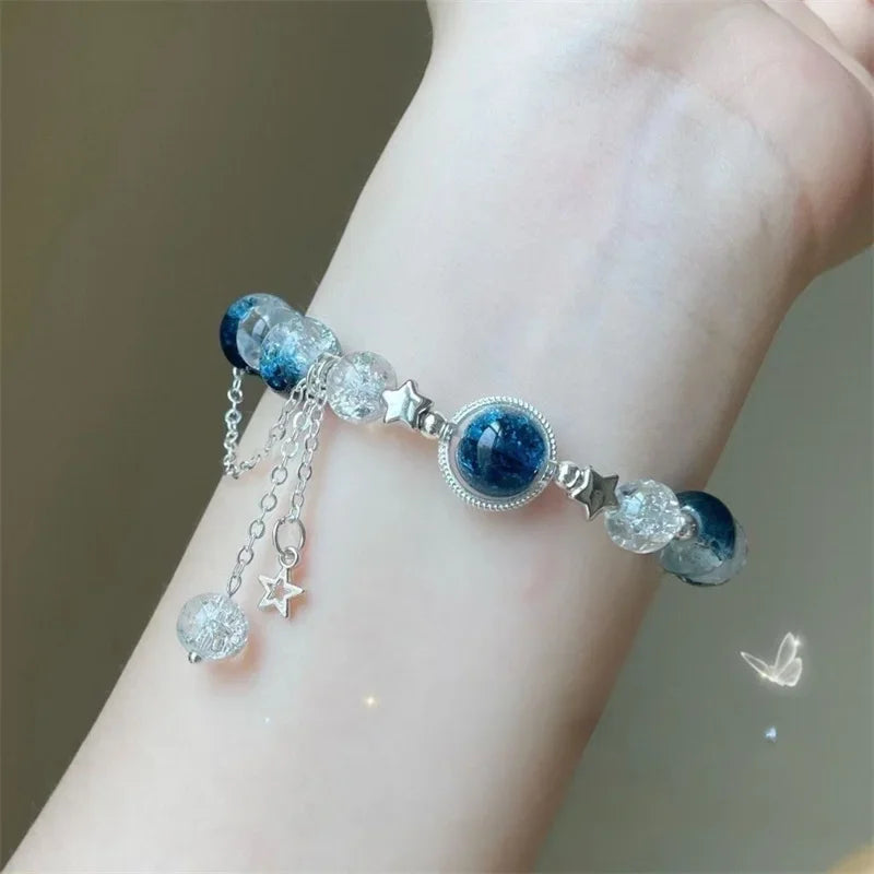 Butterfly Chain Bead Bracelet -