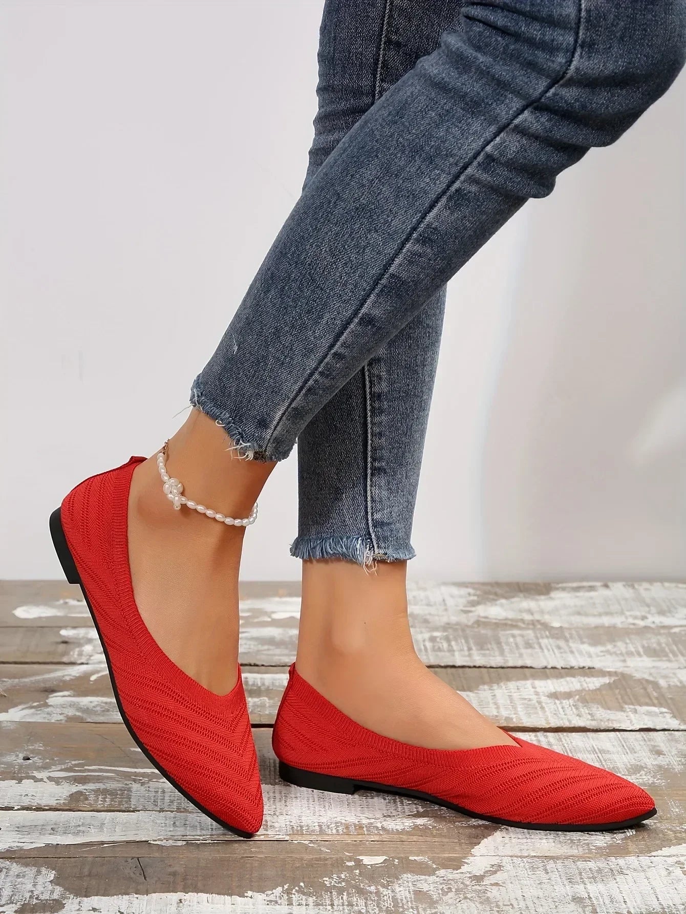 Step out in style with these women's pointed toe flat shoes. -