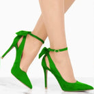 Women's High Heels Bow Tie -