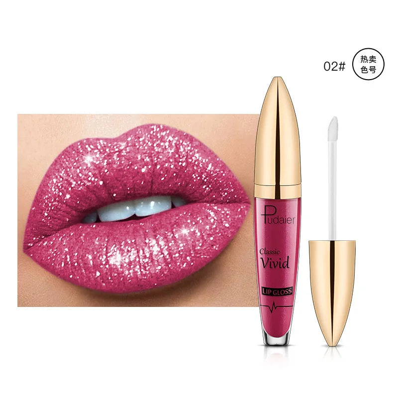 Shiny lipstick -