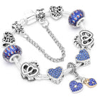 Pink Heart To Heart Beads Charm Bracelets -