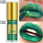 3 Colors Smoky Green Lipstick -