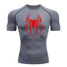 Men's Spider Print Compression Shirt -