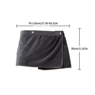 Stay cozy and hands-free with this men's wearable bath towel—comfort meets convenience! -