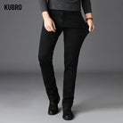 Classic Mens Jeans - Straight Fit Smart Casual Denim Pants -
