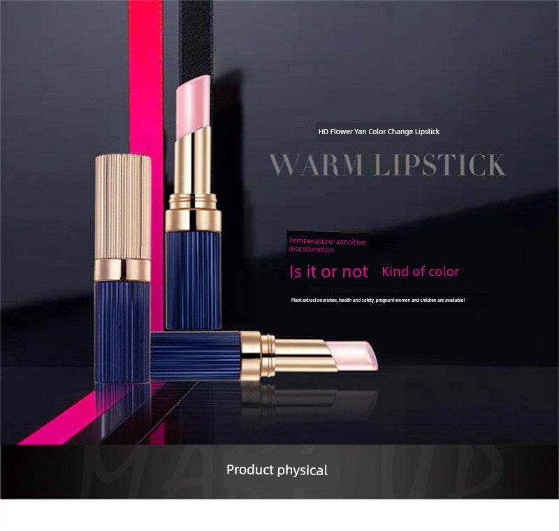 Weimeixiu Life Makeup Plant Color-Changing Lipstick Nourishing Moisturizing No Stain on Cup Not Easy to Fade Pregnant Women Can Use Lipstick -