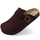 Evshine 2024 Women Cork Slides Classic Clogs For Women Fashion Mules Indoor Home Cork Suede Slippers Outdoor Soft Beach Slippers -